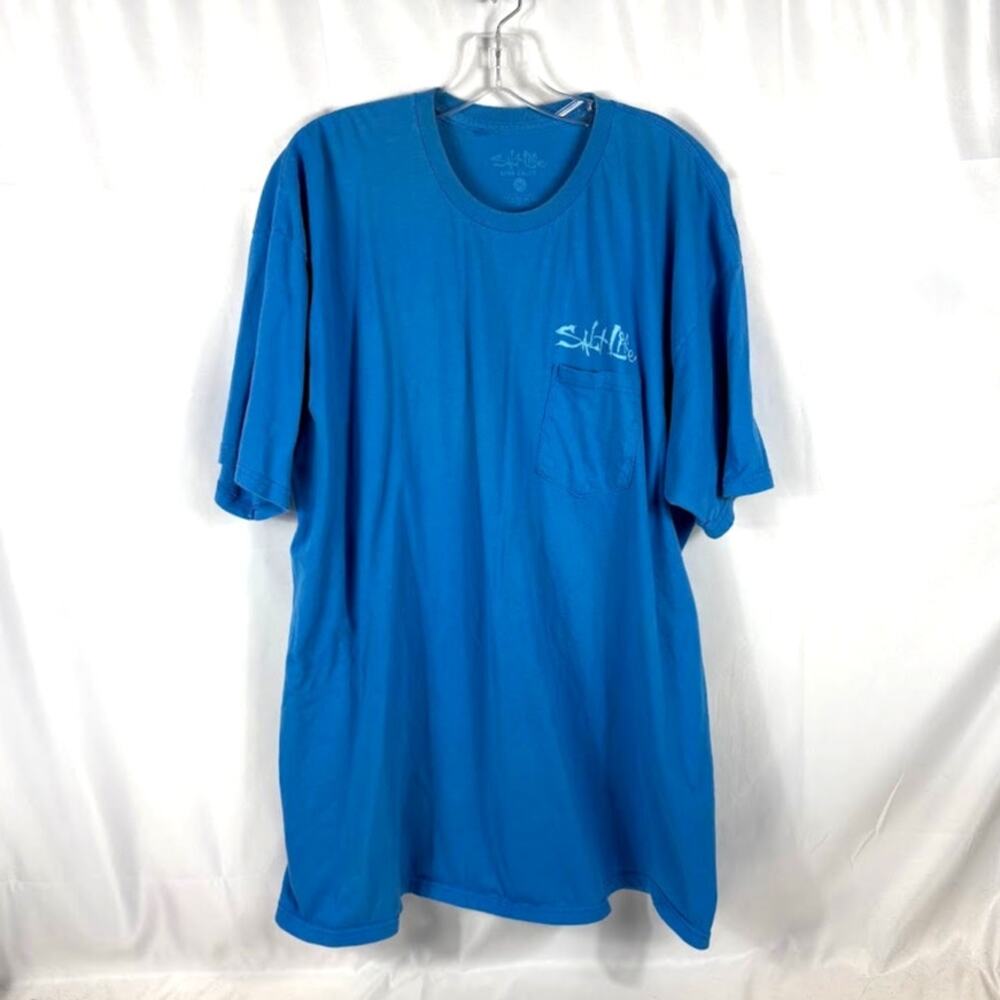 Salt Life XXL 2XL T-Shirt Live Salty Fishing